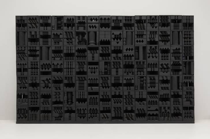 "Luminous Zag: Night" by Louise Nevelson. Selected by Jenny Holzer.